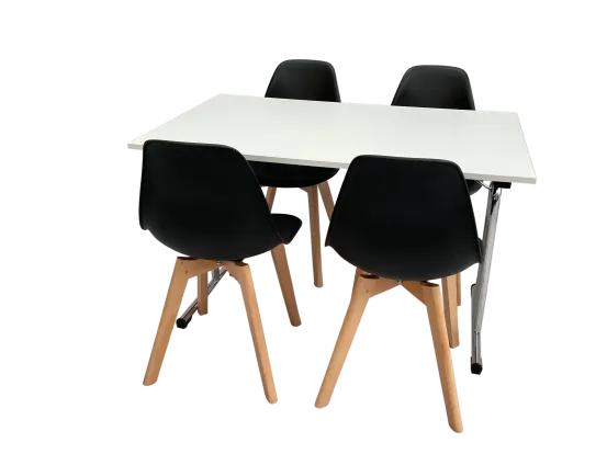 4P. Tischset Keeve schwarz