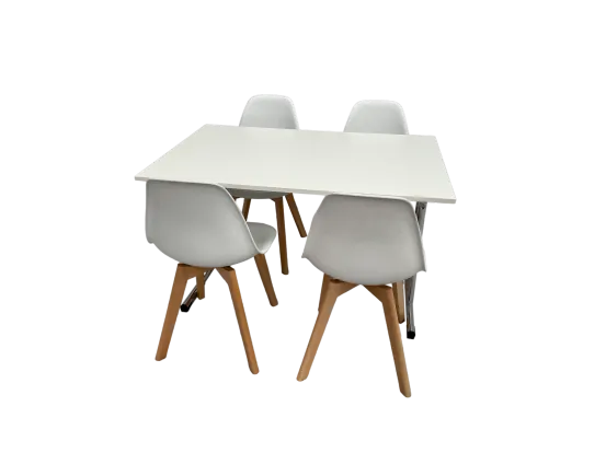 4P. Tischset Keeve wei&szlig;