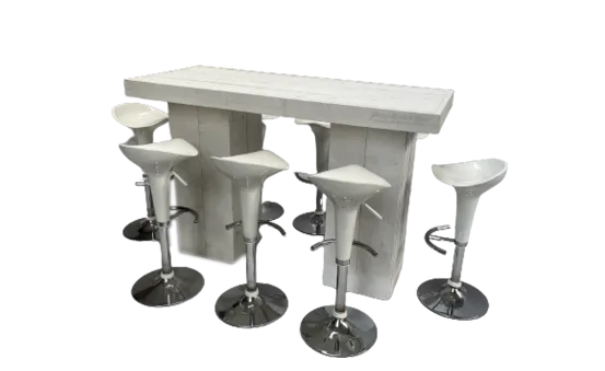 Woodlounge Space Hightable Set 8P.