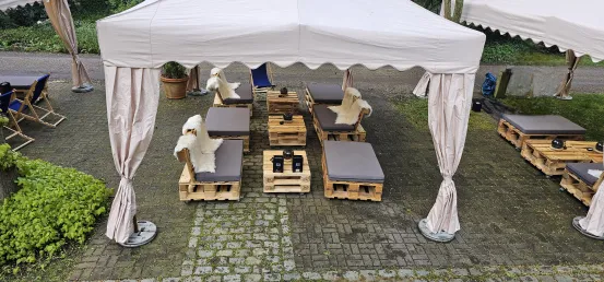 Mastertent 4 x 6 m (Sandfarbe) 