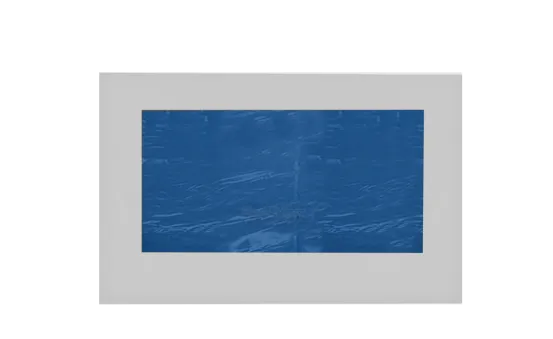 Seitenwand 4 m Panoramafenster  wei&szlig; (Mastertent)  