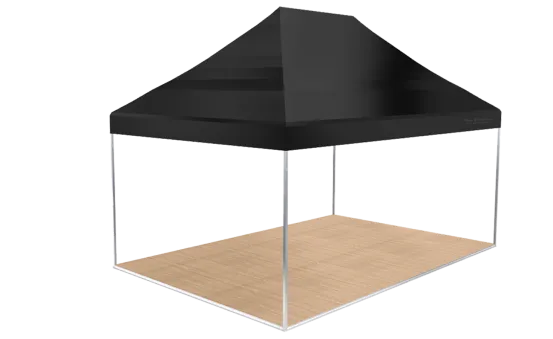 Mastertent 4 x 6 m schwarz