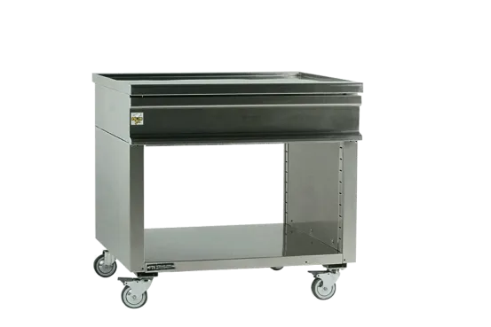 Unterbauwagen Edelstahl Gro&szlig;