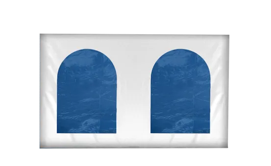 Seitenwand 3 m mit Fenster wei&szlig; (Mastertent) 