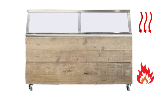 Ausgabetheke Wood warm + Hot Air