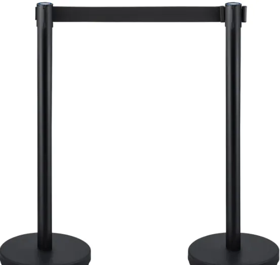 1x Leitsystem schwarz mit Zugband