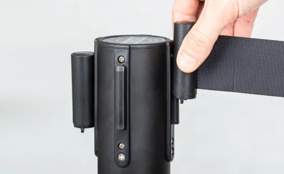 1x Leitsystem schwarz mit Zugband