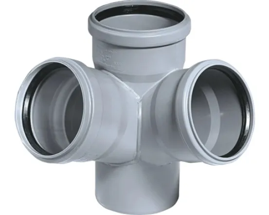 HT 100 DN110 Eckdoppelabzweig 67&deg;