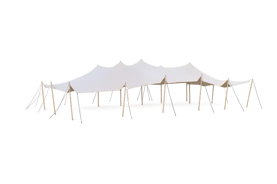 Stretchzelt 15 x 20m  (SET)  