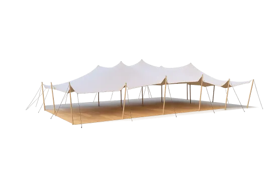 Stretchzelt 10 x 15m mit Boden