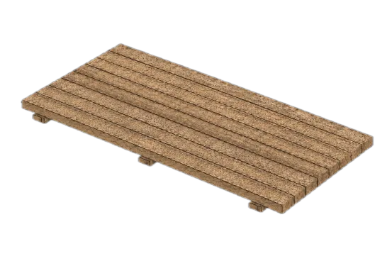 Holzboden 1 x 2 m ( Basic)
