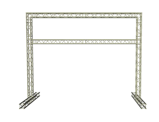 Traversen Tor 7 x 5 m Bannerrahmen