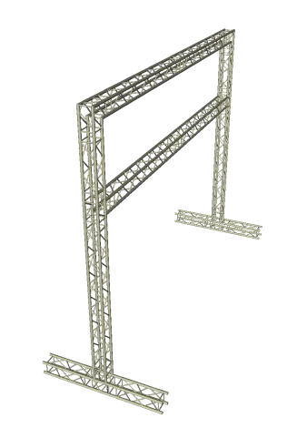 Traversen Tor 7 x 5 m Bannerrahmen