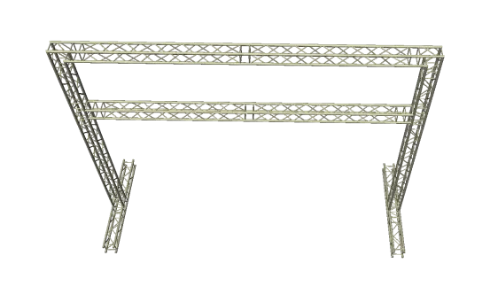 Traversen Tor 7 x 5 m Bannerrahmen