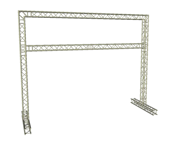 Traversen Tor 7 x 5 m Bannerrahmen