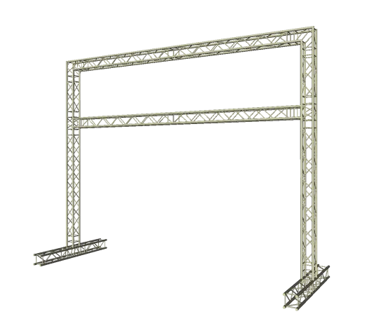 Traversen Tor 7 x 5 m Bannerrahmen