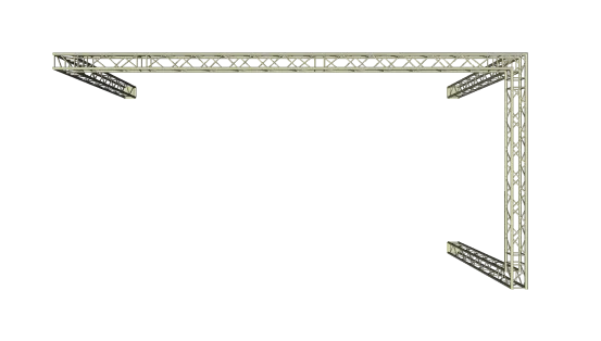 L Traversenstand 4 x 8 m 