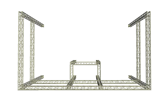Traversenstand U mit Kabine