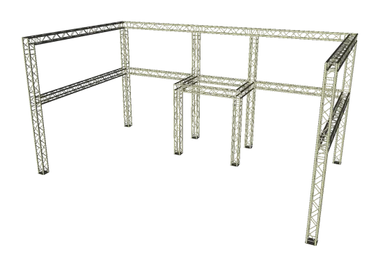 Traversenstand U mit Kabine