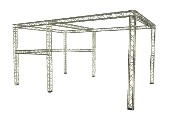 Traversenstand Zweigeteilt