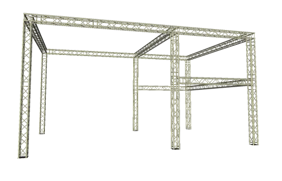 Traversenstand Zweigeteilt