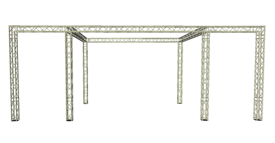 Traversenstand 4 x 7m Ausleger ( Gesamtl&auml;nge 11m )