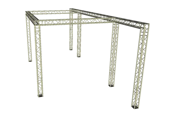Traversenstand 4 x 7m Ausleger ( Gesamtl&auml;nge 11m )