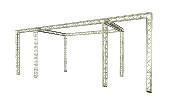 Traversenstand 4 x 7m Ausleger ( Gesamtl&auml;nge 11m )