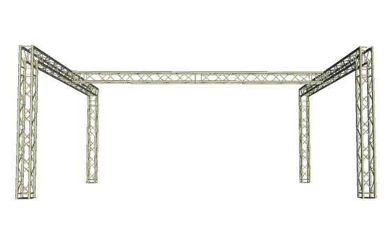 H Traversenstand 5,5 x 7 m