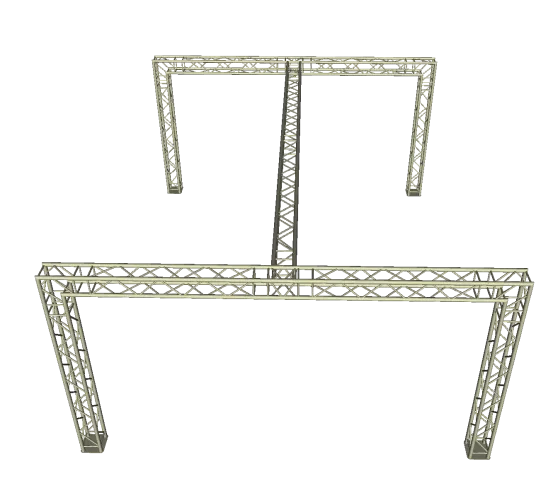 H Traversenstand 5,5 x 7 m