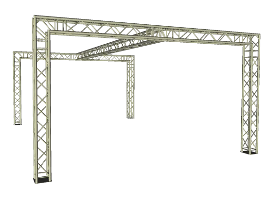 H Traversenstand 5,5 x 7 m