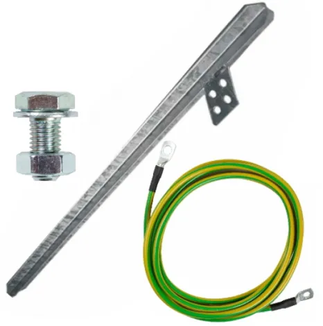 Erdungsschelle mit Staberder (Kreuzerder)