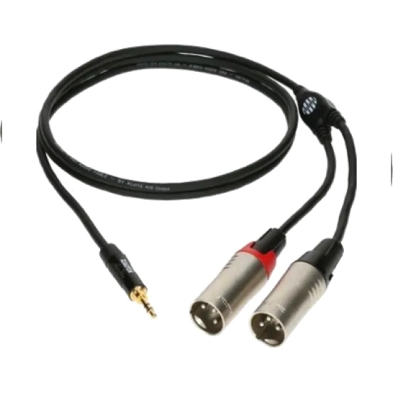 XLR auf 3,5mm Klinke Kabel 1,5 m 