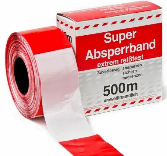 Absperrband 500m Rot/Wei&szlig;