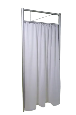 Vorhang T&uuml;r Wei&szlig; f&uuml;r Octanorm S100 