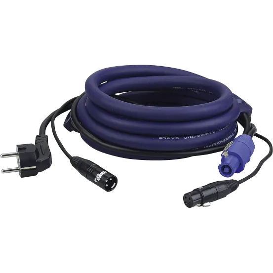 8 Pol. Speakon Hybrid Kabel 3 m