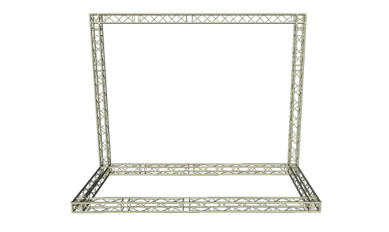 LED Wand Support 6,3 x 4,95 m