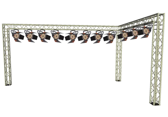 Licht SET WW-TRUSS-LSTAND