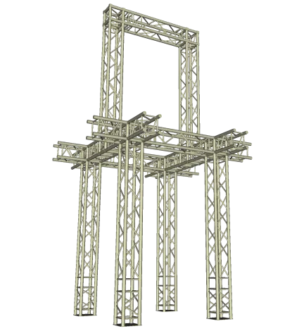 Traversentower 2,85 x 2,90 m