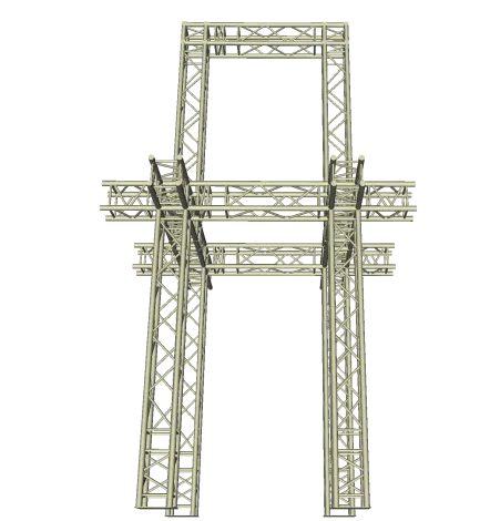 Traversentower 2,85 x 2,90 m