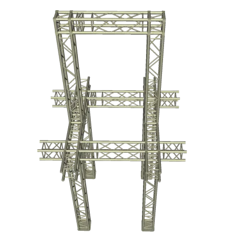Traversentower 2,85 x 2,90 m