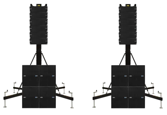 DVA Line Array Set LIFT12T-8B 