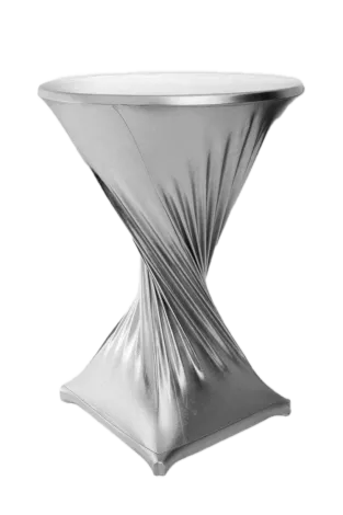 Stretchhusse Silber 1 teilig. 