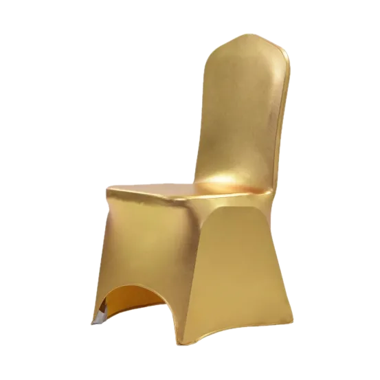 10er Stretchhusse Stuhl Gold 