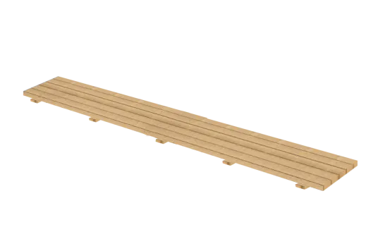 Holzboden 0,5 x 2 m ( Standard ) 