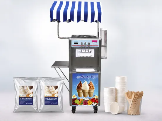 Softeis-Set Frozen Joghurt