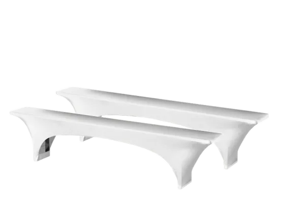 Stretchhussen Bank wei&szlig;