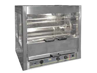 Hähnchengrill mit Edelstahluntergestell