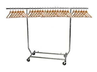 10er Garderobenwagenset