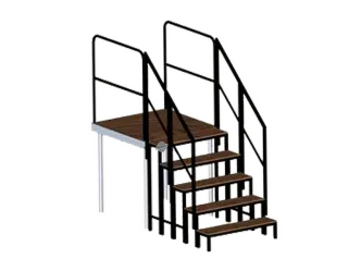 Prolyte B&uuml;hnenpodest 2 x 0,5 m